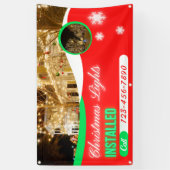 Weihnachtsbeleuchtung individuell installiert banner (Vertikal)