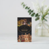 Weihnachtsbeleuchtung Installation 2 FotoBusiness  Visitenkarte (Stehend Vorderseite)