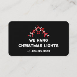 💡 Weihnachtsbeleuchtung Installation Visitenkarte