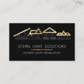 Weihnachtsbeleuchtung - Installation Visitenkarte (Vorderseite)
