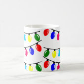 Weihnachtsbeleuchtung Kaffeetasse (Mittel)