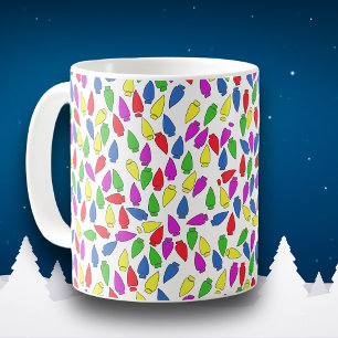 Weihnachtsbeleuchtung Kaffeetasse