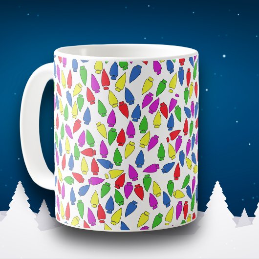Weihnachtsbeleuchtung Kaffeetasse
