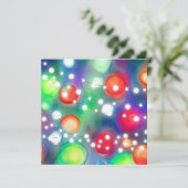 Weihnachtsbeleuchtung Karte (Stehend Vorderseite)