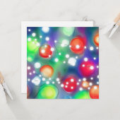 Weihnachtsbeleuchtung Karte (Vorderseite/Rückseite Beispiel)