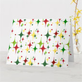 Weihnachtsbeleuchtung Karte (Gelbe Blume)