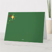 Weihnachtsbeleuchtung Karte (Rückseite)