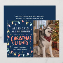 Weihnachtsbeleuchtung Katze oder Hund Foto