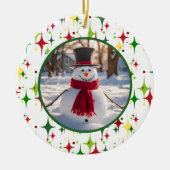 Weihnachtsbeleuchtung Keramik Ornament (Vorne)