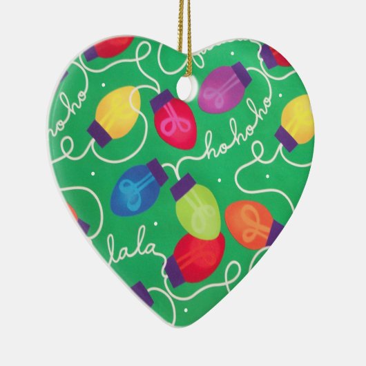 Weihnachtsbeleuchtung Keramikornament (Rechts)