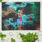 Weihnachtsbeleuchtung Küchentuch (Gefaltet)