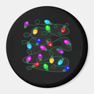 Weihnachtsbeleuchtung - Lasst uns die Lichter leuc Magnet