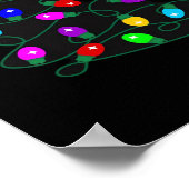 Weihnachtsbeleuchtung - Lasst uns die Lichter leuc Poster (Ecke)