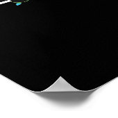 Weihnachtsbeleuchtung Lasst uns ein kleines Gesche Poster (Ecke)