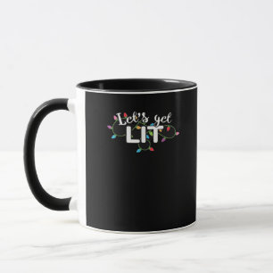 Weihnachtsbeleuchtung Lasst uns ein kleines Gesche Tasse