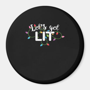 Weihnachtsbeleuchtung - Lasst uns was sehen Magnet