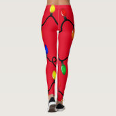 Weihnachtsbeleuchtung Leggings (Rückseite)