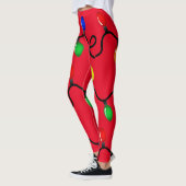 Weihnachtsbeleuchtung Leggings (Links)