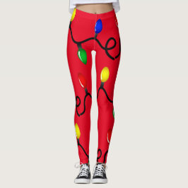 Weihnachtsbeleuchtung Leggings