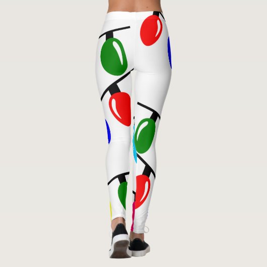 Weihnachtsbeleuchtung Leggings (Rückseite)