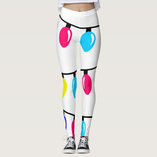 Weihnachtsbeleuchtung Leggings (Vorderseite)