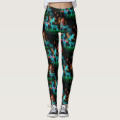 Weihnachtsbeleuchtung Leggings (Vorderseite)