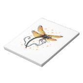 Weihnachtsbeleuchtung Libelle Notizblock (Rotiert)