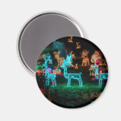 Weihnachtsbeleuchtung Magnet (Vorderseite/Rückseite)