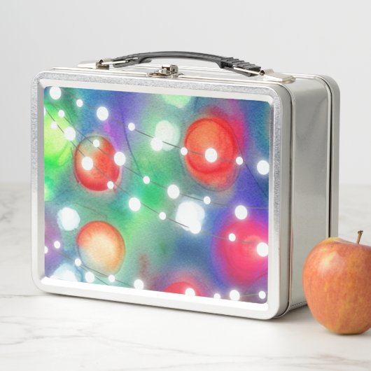 Weihnachtsbeleuchtung Metall Brotdose (Beispiel)