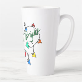 Weihnachtsbeleuchtung Milchtasse