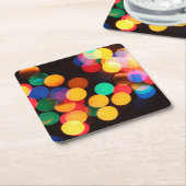 Weihnachtsbeleuchtung modern rechteckiger pappuntersetzer (angewinkelt)