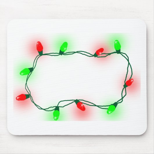 Weihnachtsbeleuchtung Mousepad (Vorne)