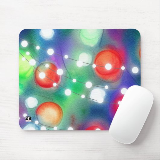 Weihnachtsbeleuchtung Mousepad (Mit Mouse)