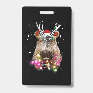 Weihnachtsbeleuchtung Nilpferd Fiona Hippopotamus Ausweis