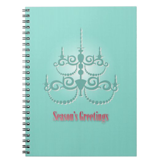 Weihnachtsbeleuchtung Notizblock (Vorderseite)