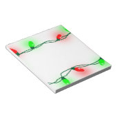 Weihnachtsbeleuchtung Notizblock (angewinkelt)