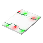 Weihnachtsbeleuchtung Notizblock (Rotiert)