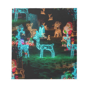 Weihnachtsbeleuchtung Notizblock