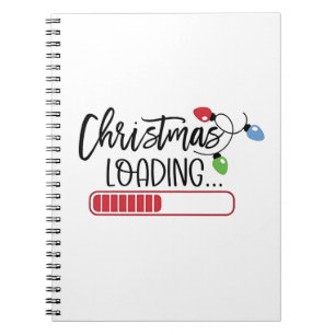 Weihnachtsbeleuchtung Notizblock