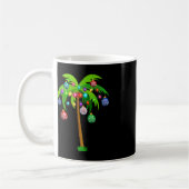 Weihnachtsbeleuchtung Palm Tree Fun Hawaii Beach T Kaffeetasse (Links)