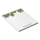 Weihnachtsbeleuchtung Pine | Notepad Notizblock (angewinkelt)