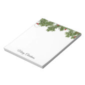 Weihnachtsbeleuchtung Pine | Notepad Notizblock (Rotiert)