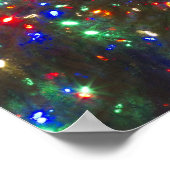 Weihnachtsbeleuchtung, Portland, Oregon Poster (Ecke)