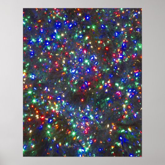 Weihnachtsbeleuchtung, Portland, Oregon Poster (Vorne)