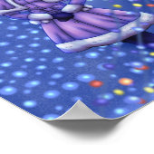 Weihnachtsbeleuchtung Poster (Ecke)