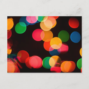 Weihnachtsbeleuchtung Postkarte