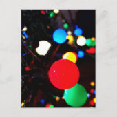 Weihnachtsbeleuchtung Postkarte (Vorderseite)