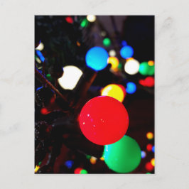 Weihnachtsbeleuchtung Postkarte