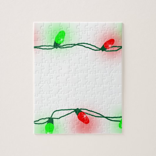Weihnachtsbeleuchtung Puzzle (Vertikal)