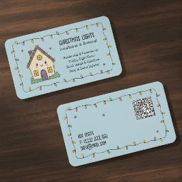 ☃️Weihnachtsbeleuchtung QR Vcard Visitenkarte